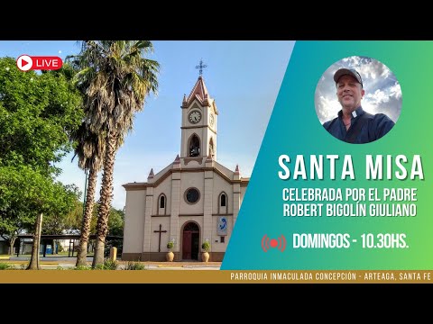 Misa de hoy - Domingo 24 de Agosto - Celebrada por el Padre Robert Bigolin Giuliano - Arteaga.