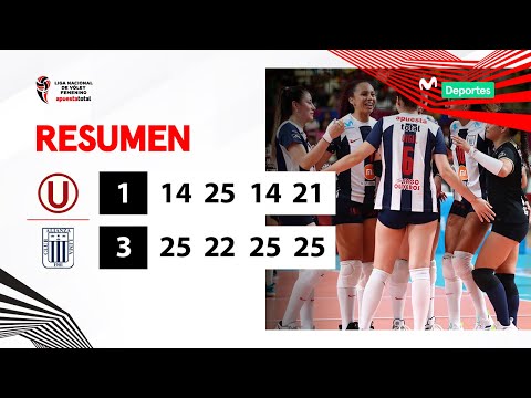 RESUMEN: Universitario 🆚 Alianza Lima [1-3] | PRIMERA ETAPA | LNSV 2023-2024 🏆👋🏐