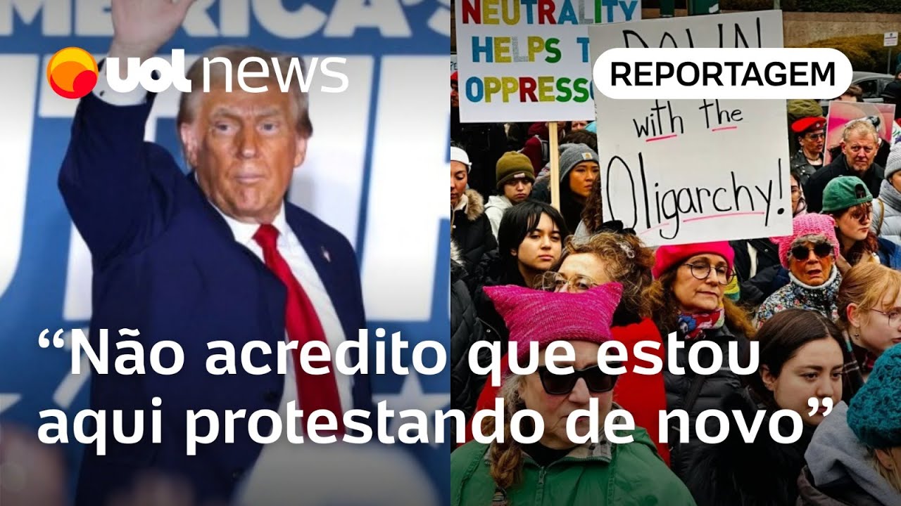 Milhares voltam às ruas contra Donald Trump: 'não acredito que estou aqui de novo'