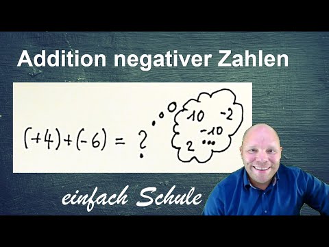 Addition negativer Zahlen | Einführung, einfach erklärt