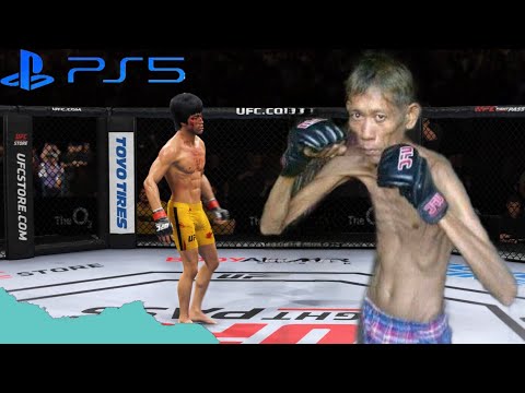 UFC4  Bruce Lee vs Skeleton EA Sports UFC 4