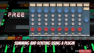 Video thumbnail for [FREE VIRTUAL MIXING CONSOLE] LEARN HOW TO ROUTE  A SUMMING IN THIS by djflamerboybeats
