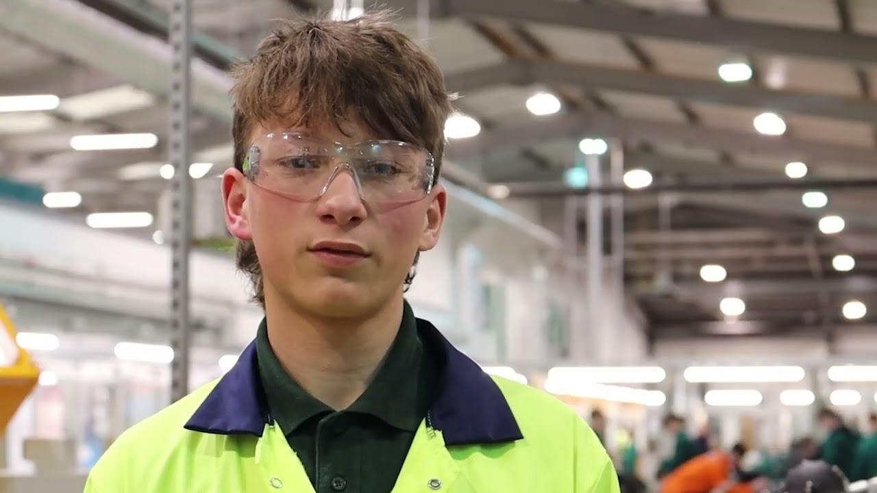 Video thumbnail for Former T Level student and Apprentice Harris