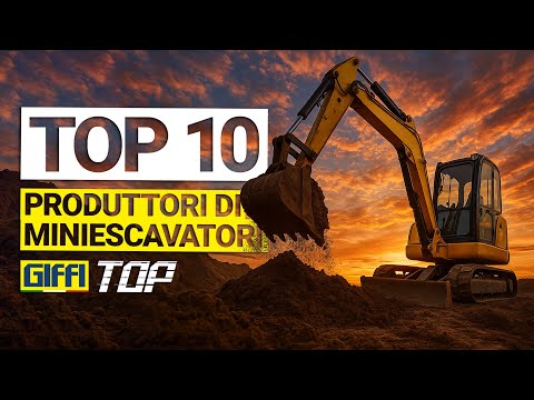 GIFFI TOP 20 | TOP 10 Produttori di Miniescavatori