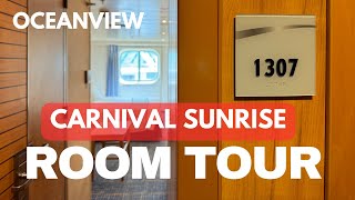 Carnival Sunrise Oceanview Room 1307 Tour