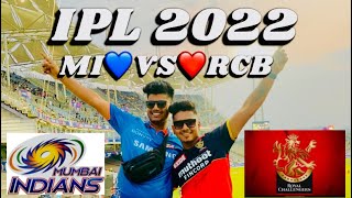 || IPL 2022 Vlog MI💙 vs RCB❤️|| MCA PUNE STADIUM  🏟 MUMBAI ||MARATHI VLOG||