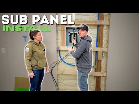 Shop Buildout Continues....Installing A 100 Amp Sub Panel