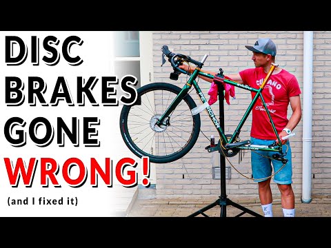 My CUSTOM GRAVEL BIKE BUILD | part 2 - Installing and bleeding Shimano disc brakes