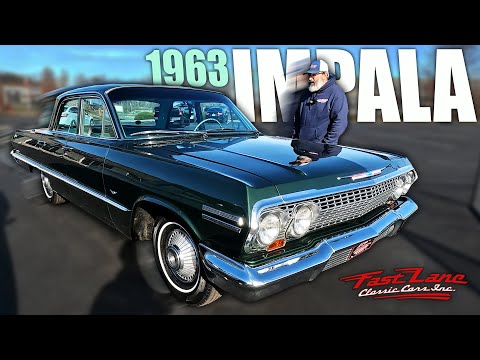 Thumbnail for This 1963 Chevrolet Impala Looks Incredible—Factory A/C! - For Sale at Fast Lane Classic Cars! by Chevrolet Impala