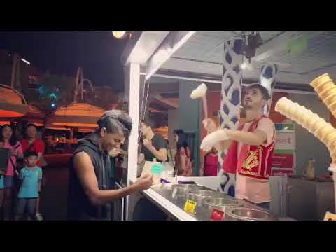 Ramod turkish ice cream  කන්න ගිහින් උන වැඩක් |  RaMoD with COOL STEPS