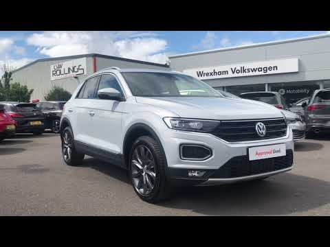 Volkswagen T-Roc 2.0 TDI White Silver Used Car | Wrexham Volkswagen