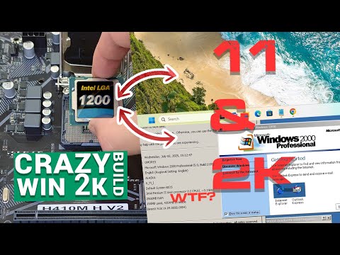 HOW?! Windows 2000 with ACPI, NVMe & USB 3 on a Modern PC (bare metal)