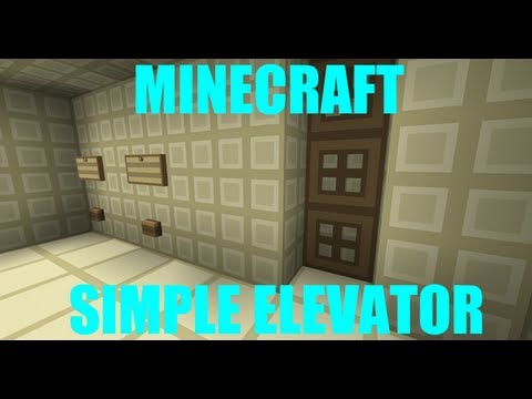 Amazing Minecraft Elevator Build - Easy Tutorial!!