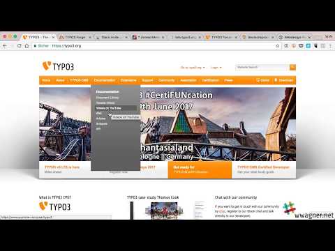 Nützliche Websites und Tools zu TYPO3 (Auszug aus "Das Videotraining zu TYPO3 8 LTS")