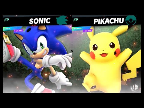 Super Smash Bros Ultimate Amiibo Fights  – Request #18912 Sonic vs Pikachu