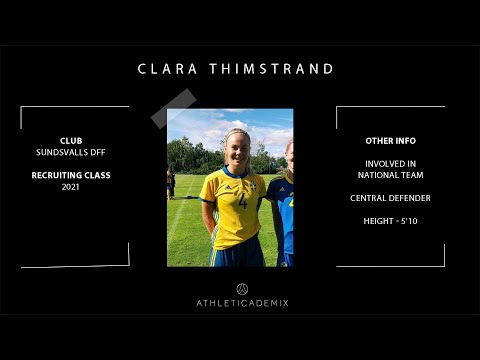 Athleticademix - Clara Thimstrand - Fall 2021 - Committed to Iowa State