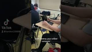 Don’t destroy your school computer