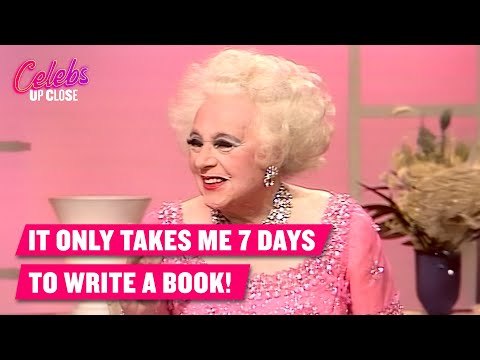 How Barbara Cartland Wrote 25 Books A Year! | Celebs Up Close