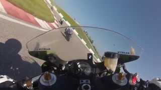 Portimao onboard Kawasaki ZX6RR 12-04-2014 no limits european trackdays