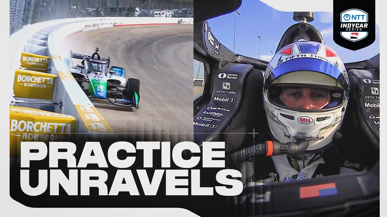 Final Practice Goes Wrong for Graham Rahal | 2026 INDYCAR at Nashville