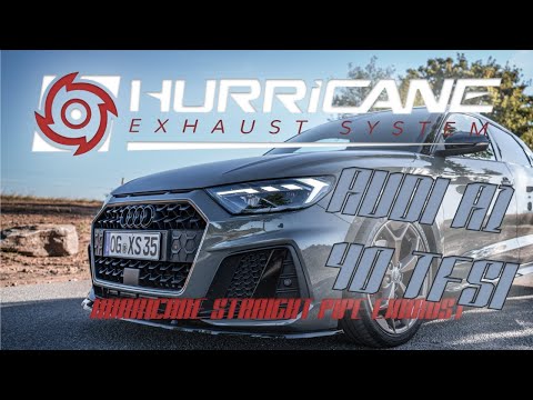 Audi A1 40 TFSI 2.0L 200PS l Hurricane Straight Pipe Exhaust Klappenabgasanlage Klappenauspuff