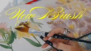 Trying the New Prism Brush by Princeton! | Watercolor + First Impressions