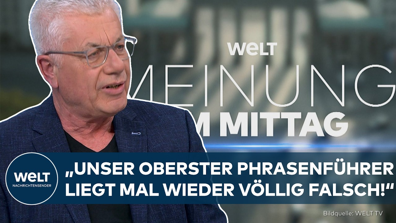 MEINUNG: "Oberster Phrasenführer!" – Mohr geht auf Steinmeier los wegen Haltung zum Iran!