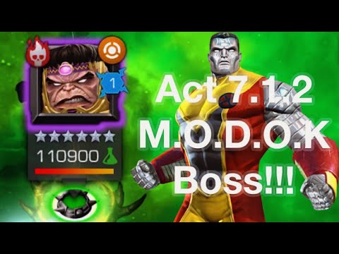 ACT 7 Beta MODOK Boss Near-Solo!!! | Marvel: Contest of Champions