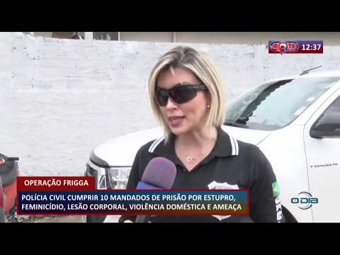 ROTA DO DIA 16 03 20  Operacão Frigga:  PoliÌcia civil cumpre 10 mandados de prisaÌƒo