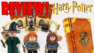 YouTube thumbnail: LEGO Harry Potter Review: 76282 Transfiguration Classroom (2021 Set) (Hogwarts Moments)