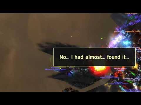 A group of Maw Walkers test their might against Relic Breaker Krelva