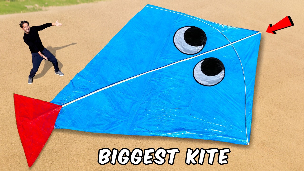 We Make World's Biggest Kite - 100% Flying | सबसे बड़ी पतंग 🪁🪁🪁