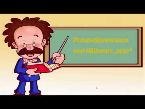 Personalpronomen und Hilfsverb sein