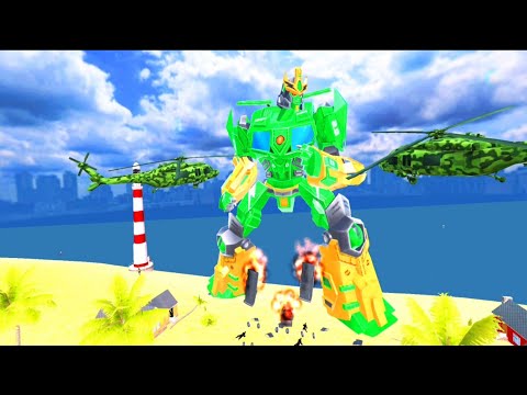 Flying Shark Robot Attack Android Gameplay FHD 60fps