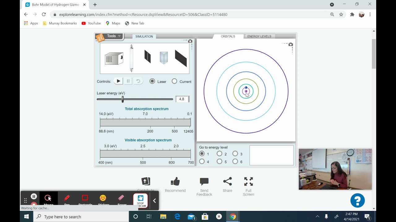 Bohr Model Gizmo Lab