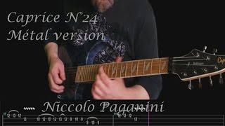 Download lagu How to play Caprice 24 'Niccolo Paganini' - Rock/Metal Version with TAB and BACKING TRACK mp3