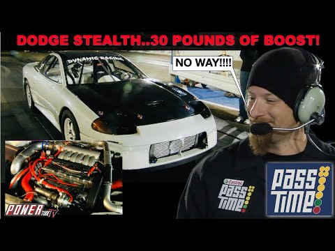 PASS TIME - Drag Racing Gameshow - Dodge Stealth 30#'s Boost Runs What? - Full Episode