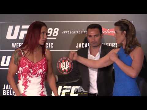 UFC 198: Cris Cyborg vs. Leslie Smith Staredown