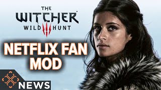 Witcher 3 Mods Make Yennefer Look More Like Anya Chalotra