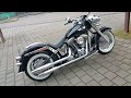 Harley Davidson Softail Deluxe 2012 With Jekill Hyde Exhaust Sound