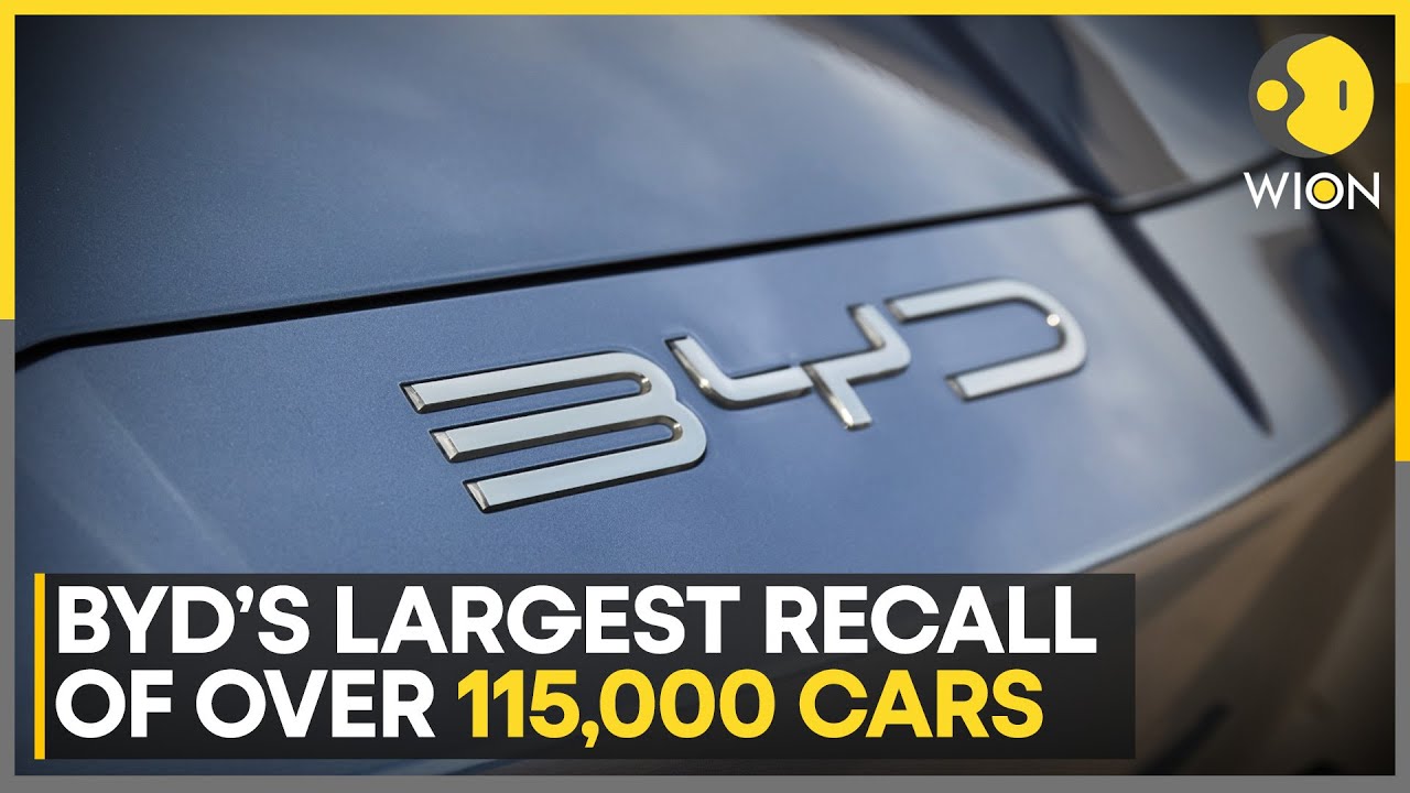 BYD Issues Biggest Recall Yet: Over 115,000 EVs and Hybrids Affected | WION