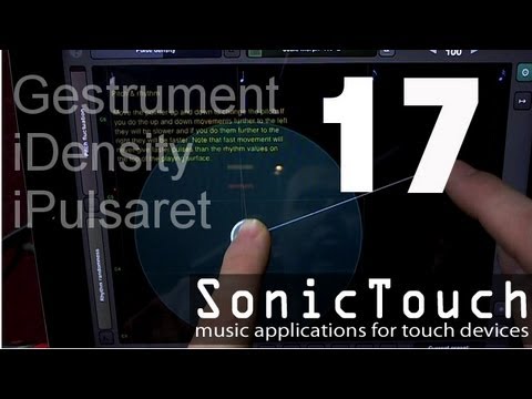Sonic Touch 17: Gestrument, iDensity and iPulsaret