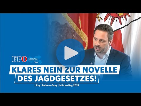 Forst & Jagd werden gegeneinander ausgespielt  | Andreas Gang | Juli-Landtag 24