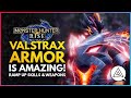 Monster Hunter Rise | Valstrax Armor is AMAZING! Armor Skills, Weapons & Ramp Up Skills Overview