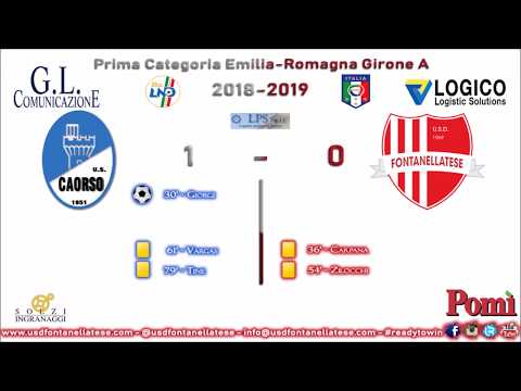 Caorso vs Fontanellatese - Highlights Campionato Prima Categoria 11/11/2018