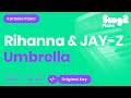 Umbrella - Rihanna, JAY-Z (Karaoke Piano)