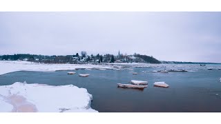 Surfing The Ice. Quebec City FPV Cinematic Flying.