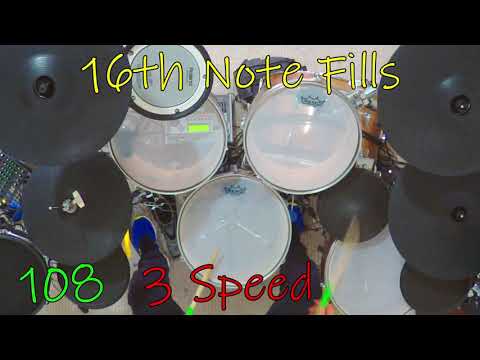 3 Speed - 16th Note Fills 108