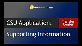 CSU Application: Supporting Information