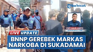 Mencekam! BNNP Babel Gerebek Sarang "Barang Haram", 11 Orang Ditangkap seusai Pesta Narkoba